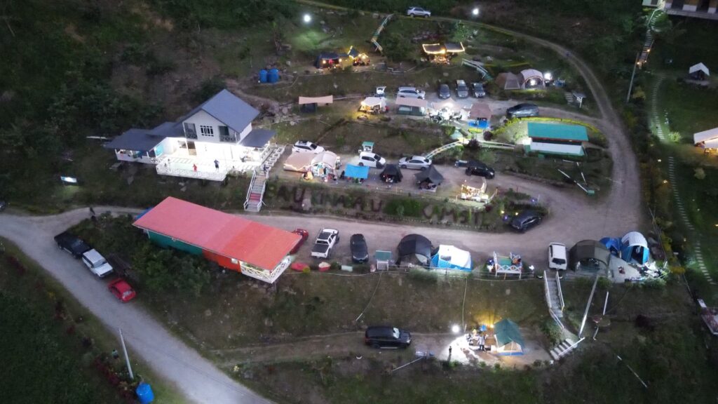 Bayu Kinabalu Campsite At Night